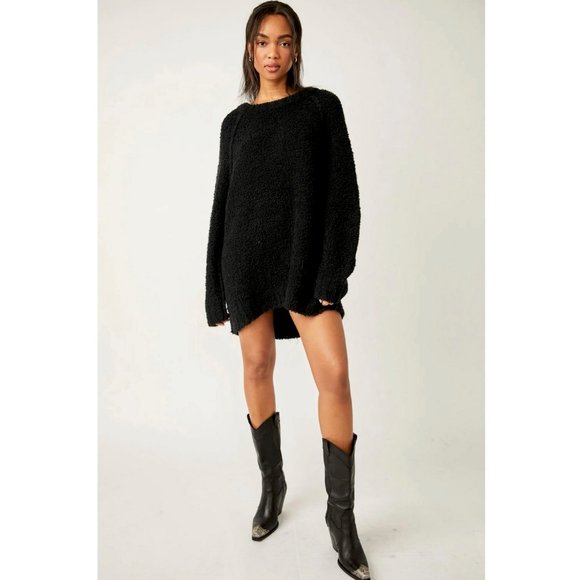 SALE!!! Free People black Teddy sweater size XS - Picture 1 of 7